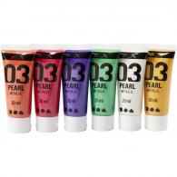 A-Color Acrylfarben-Set Metallic Secondary 6x20 ml - #595431