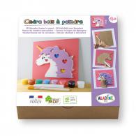 Aladine 3D-Malerei-Set aus MDF – Einhorn - #593787