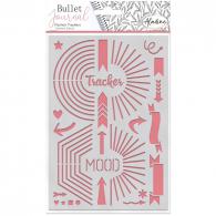 Aladine Bullet Journal Schablone A5 Mood Tracker - #593338