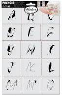 Aladine Deko-Vorlagen-Set, 20 x 30 cm, Alphabet S - #592798