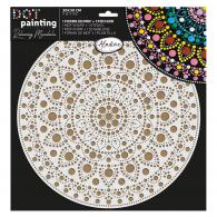 Aladine Duo Dot Malunterlage und Schablone 30cm 3 - #594169