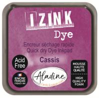 Aladine Izink Dye Pigment Stempelkissen 5x5 cm Cassis Lila - #590496