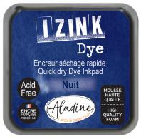 Aladine Izink Dye Pigment Stempelkissen 5x5 cm Nachtblau - #590573