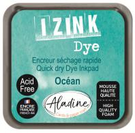 Aladine Izink Dye Pigment Stempelkissen 5x5 cm Ozean Trkis - #591351