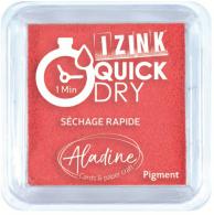 Aladine Izink Quick Dry Pigment Stempelkissen 5x5 cm Rot - #591470