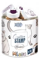 Aladine Stampo Stempelset Katzen 15-teilig - #592973