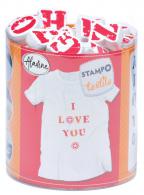 Aladine Stampo Stempelset Textilalphabet 45-teilig - #591425