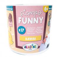 Aladine Stempelset Stampo Funny Kawaii 17-teilig - #593577
