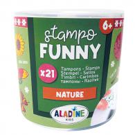 Aladine Stempelset Stampo Funny Nature 21-teilig - #593578