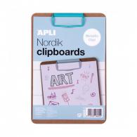 Apli Blockhalter Holz A5 Klemme Blau - #599561