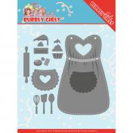 Apron Bubbly Girls Party Cutting Die by Yvonne Creations - #465804