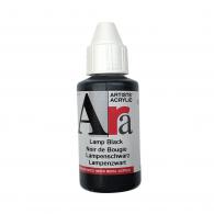 Ara Acrylfarbe Lampenschwarz 100 ml - #602156