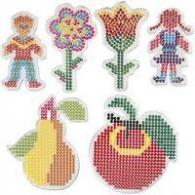 Bodenplatten-Set mittlere Bügelperlen 6-teilig - #595436