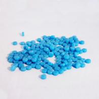 Bunte Punkte Hellblau 100 gr - #594824