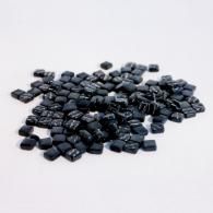 Bunte Quadrate Schwarz 100 gr - #594855
