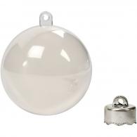 CC Acrylkugeln 2-teilig d:6 cm 8 Stück - #588602