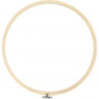CC Bambus-Stickrahmen rund 30 cm - #593026