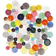CC Buttons Mix 12+18+20 mm 100 Stück - #592445