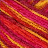 CC Creotime Sockenwolle 50gr Mehrfarbig Rot Orange - #592506