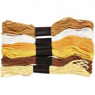 CC Creotime Stickgarn 1 mm Gold 6 Stück - #592362