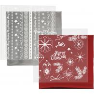 CC Dekofolie 15x15 cm Weihnachten 2 Stück - #588943