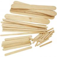 CC Eisstiele-Set 5,5 x 0,6 cm, 11,5 x 1 cm, 19 x 1 cm, 20 x 2,5 cm, 2 mm dick, 4250 Stück - #590561