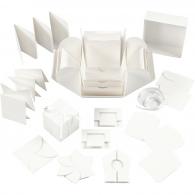 CC Explosionsbox 12x12 cm Cremeweiß - #590305