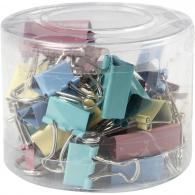 CC Foldback Clips 15-25mm Pastell 30 Stück - #590525