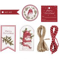 CC Geschenkanhänger-Set Weihnachtszwerge 6-teilig - #590510