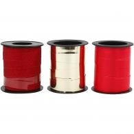 CC Geschenkband-Set 3x15 m rot - #590272