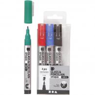CC Glas- und Porzellanstift-Opaque-Set Basic 4-teilig - #591742
