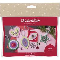 CC Hobbyset Bügelperlen Weihnachtshaus, verschiedene Farben - #594616