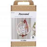 CC Hobbyset Makramee-Weihnachtskranz - #593621