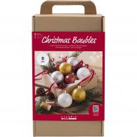 CC Hobbyset Weihnachtskugeln Glitzer - #593304