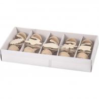 CC Holz-Memo-Clip-Blumen-Set, 10 Stück, 10 x 5 cm - #590210