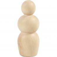 CC Holzfiguren in Sanduhrform, 7,5 cm, 5-teilig - #603013