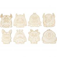 CC Holzmonsterfiguren, 24 Stück - #602981