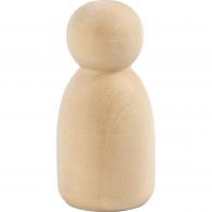 CC Holzovale Figuren 6 cm (5 Stück) - #603006