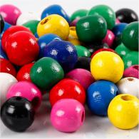 CC Holzperlen 12 mm Multimix 40 Stück - #591201
