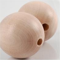 CC Holzperlen 35 mm Natur 2 Stück - #591195