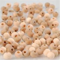 CC Holzperlen 5 mm Natur 100 Stück - #591134