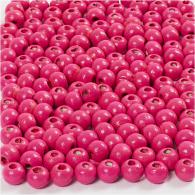 CC Holzperlen 5 mm Rosa 150 Stück - #591020