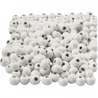 CC Holzperlen 5 mm Weiß 150 Stück - #590959