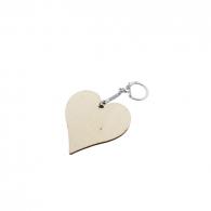 CC Holzschlüsselanhänger Herz 6 cm 12 Stück - #590910