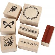CC Holzstempelset Natur - #591457