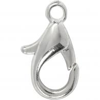 CC Karabinerverschluss 10 mm Silber 10 Stück - #591042
