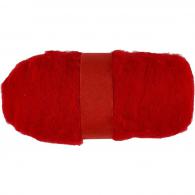 CC kardierte Wolle 100gr Rot - #592351