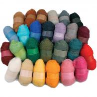 CC kardierte Wolle 26x25 gr Mehrfarbig - #590026
