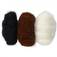 CC kardiertes Wollset 3x10gr Natur - #592505