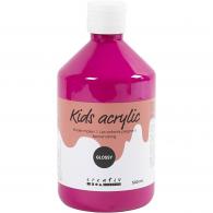 CC Kids Acrylfarbe glnzend rosa 500 ml - #589047